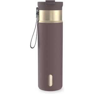 Contigo DualSip 24 oz Stainless Steel Vacuum-Insulated Water Bottle with Carry Strap & 2-in-1 Leakproof Lid (Straw or Spout), BPA-Free & Lead-Free, Dishwasher Safe