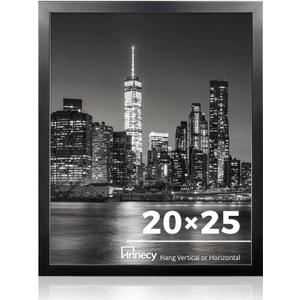 Annecy 20x25 Picture Frame Black（1 Pack）, 20 x 25 Picture Frame for Wall Decoration, Classic Black Minimalist Style Suitable for Decorating Houses, Offices, Hotels