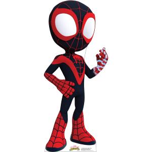 Cardboard People Miles Morales Spider-Man Life Size Cardboard Cutout Standup - Marvel's Spidey and His Amazing Friends (TV Series)