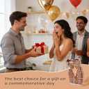 Valentine Day Acrylic Plaque Sign Romantic Gifts Engraved To My Wife for Home Acrylic Desk Decor Boyfriend Girlfriend Anniversary Birthday Gift Ideas for Her Him Couple Gift