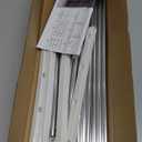 Bumusty 4-Tier Expandable Shoe Rack for Closet, 18-33 Adjustable Shoe Rack for Small Space, Small Shoe Organizer for Front Door, Sturdy Metal, Light Grey