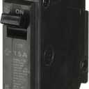 ABB THQL1115 15A SP Circuit Breaker Q Line Plug-in Circuit Breaker 15A 1P 10ka 240V Pole, Compact, Thermal-Magnetic, Plug in