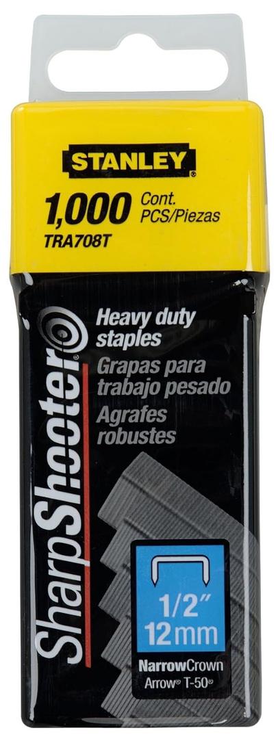 Heavy-Duty Staples - 1/2" (1000/box) [Set of 10]