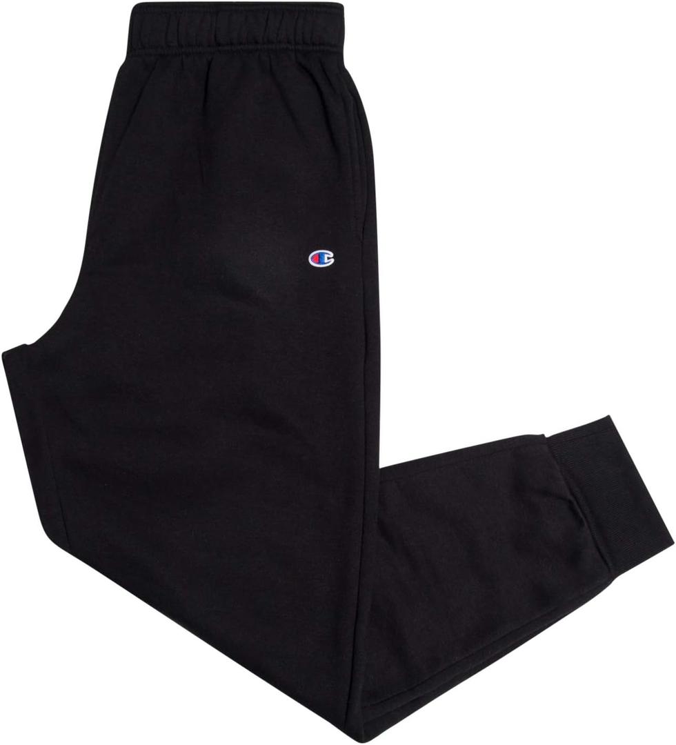 Champion Sweatpants Men Big and Tall - Power blend Workout Lounge Joggers for Men (X-Large Tall, Black)