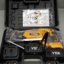 VTEK Brushless Cordless Reciprocating Saw,3 Level Speed Setting,Cordless Power Reciprocating Saw,0-3000RPM Reciprocal Saw,Reciprocating Saws for Woods/Metal/Plastic/Brick Cutting