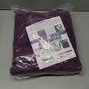 MAYSHINE Plush Shaggy Chenille Bath Mat | Extra Soft, Super Absorbent, Non-Slip Bathroom Rug | Fluffy Microfiber, Area Rug Sets for Bathroom Floor, Kitchen, Living Room | 39"x24" | Plum