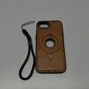 Magnetic for iPhone 17e / 16e Leather Case, Invisible Stand [Compatible with Magsafe] Slim Kickstand Phone Cove (Brown)