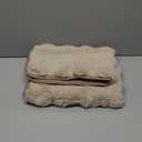 Plush Dog Bed Mat Fluffy Pet Bed Mat Ultra Soft Comfort Keep Warm Plush Dog Kennel Mat Bed Pad for Dogs Cats (S)
