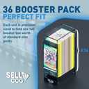 SellCCG - Modular Acrylic Booster Pack Dispenser & Display - Holds 36-Pack Booster Box - Magnetic Connection - Space-Saving, Customizable Card Dispenser for Retail, Vending & Streaming