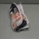 2 x Easter Tablecloth 60 x 84 Inch, Buffalo Plaid Bunny Ear Foot Flowers & Polyester Table Cover for Spring Easter Holiday Party Dinner Table Decor