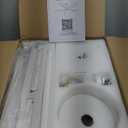 SUNMORY 52" Ceiling Fans with Lights, Smart Ceiling Fan with APP and Remote Control, Reversible DC Motor, Noiseless, Stepless Dimmable, Modern Ceiling Fan for Indoor/Outdoor Use, White