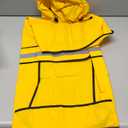 Hooded Dog Rain Coats - Reflective Adjustable Pet Rain Coat, Lightweight Dog Waterproof Raincoat Slicker Poncho with Leash Hole for Small, Medium, Large Dogs (Yellow, X-Large)
