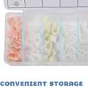 Car Fuel Line Clips,3/8" & 5/16" Durable Automotive Fuel Hose Retainer Clips Replacement,Car Accessories,7 Size Nylon Fuel Line Retaining Clips,Suitable for 3/8" or 5/16" Fuel Lines (160PCS)