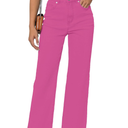 Womens Jeans Mid Waisted Straight Leg Loose Stretchy Lightweight Tummy Control Trendy Jeans for Women 2025 (8, Regular, Pink)