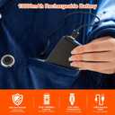 GLITI USB Heated Blanket,Cordless Electric Blanket with 10000mAH Battery,61" x 34" Heated Throw Blanket with 3 Fast-Heating Levels,Machine Washable Super CozySoft Portable Heated Blanket for Women Men