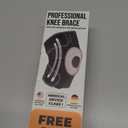 DR. BRACE ELITE Knee Brace with Side Stabilizers & Patella Gel Pads for Maximum Knee Pain Support and fast recovery for men and women-Please Check How To Size Video (Moon, XX-Large)