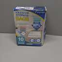 Vacuum Storage Bags with Hand Pump, Plastic Packaging Bags, 80% Space Saver Vacuum Seal Bags for Clothing, Travel Lugggage, Blankets, Comforters, 10 Jumbo