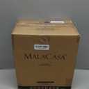 MALACASA 10" Large Pasta Bowls, 56 OZ White Salad Bowls Soup Bowls, Porcelain Serving Bowls Set of 4, Large Kitchen Bowl Plates Pasta Plates, Microwave & Dishwasher Safe, Series REGULAR