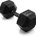 CAP Barbell Coated Hex Dumbbell Weight - Single | 10-120 lbs | Multiple Options