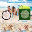 Beach Sand Remover Pouch Sand Eraser Wipe - 2026 Summer Vacation Essentials Family Towels Bahamas Trip Must Haves Hawaii Honeymoon Accessories for Kids Adult-Brown
