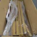 Metal Arch Backdrop Stand, Set of 3 (6/6.6/7.2 ft) Wedding Arched Frame with 12 Ground Nails and Storage Bag, Stable Arched Background Stand for Wedding, Baby Shower, Birthday Party, Photography, Gold