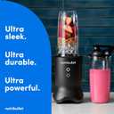 nutribullet Ultra Personal Blender, 1200W, for Smoothies Shakes & Protein - Quietest Single-Serve Blender with Titanium Coated Blades, 3 BPA-Free Cups (32oz + 24oz), To-Go Lids, Dishwasher Safe