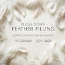 Bryar Wolf 12" x 20" Exclusive Designer Pillow - Premium Gray Duck Feather and White Goose Down, 233 Thread Count 100% Cotton Fabric, Made in USA - The Ultimate in Luxury Comfort