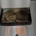 auburn Wig with Bangs Short Wavy Wigs for Women Auburn Curly Shoulder Length Bob Wig Synthetic fiber Wigs for Cosplay Daily Party Use (14 Inch)