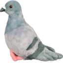 Gray Pigeon Stuffed Animal, Soft Pigeon Plush Toy, Bird Stuffed Toys Pigeon Doll Birthday Decor Gift