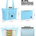 Sports rabbit Extra Large Neoprene Lunch Bag Tote for Women, Insulated