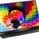 OWLVISION 15inch Portable Monitor FHD1080P IPS LCD Gaming Display HDR Mode Built-in Dual Speakers USB-C/HDMI Mobile Screen, Ultra-Thin External Monitor for Laptop/PC/MAC/Smartphones