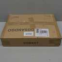 Small Modern Oval Side Table with Storage,2-Tier Side Tables Living Room,Sturdy Nightstand for Small Space - Living Room, Bedroom, Bathroom, Nursery,1 PC,Black