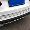 HIGH FLYING 2015 2016 2017 2018 2019 2020 2021 2022 for Mercedes Benz GLC-Class X253 GLC 300 GLC 43 Rear Rrunk Outer Bumper Guard Sill Plate Protector Steel Chrome