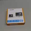 KVM Switch 2 Monitors 2 Laptops USB C,4K@60Hz USB C Dual Monitor KVM Switch for 2 Laptops Share 4 USB 3.0 Devices with 80W PD,Wired Remote and Cables Included