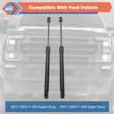 Hood Lift Supports Compatible with Ford Vehicle 2017-2022 F250 F350 Super Duty, Replace#4B965360 4B-965360 HC3Z16C826A HC3Z-16C826-A PM3986