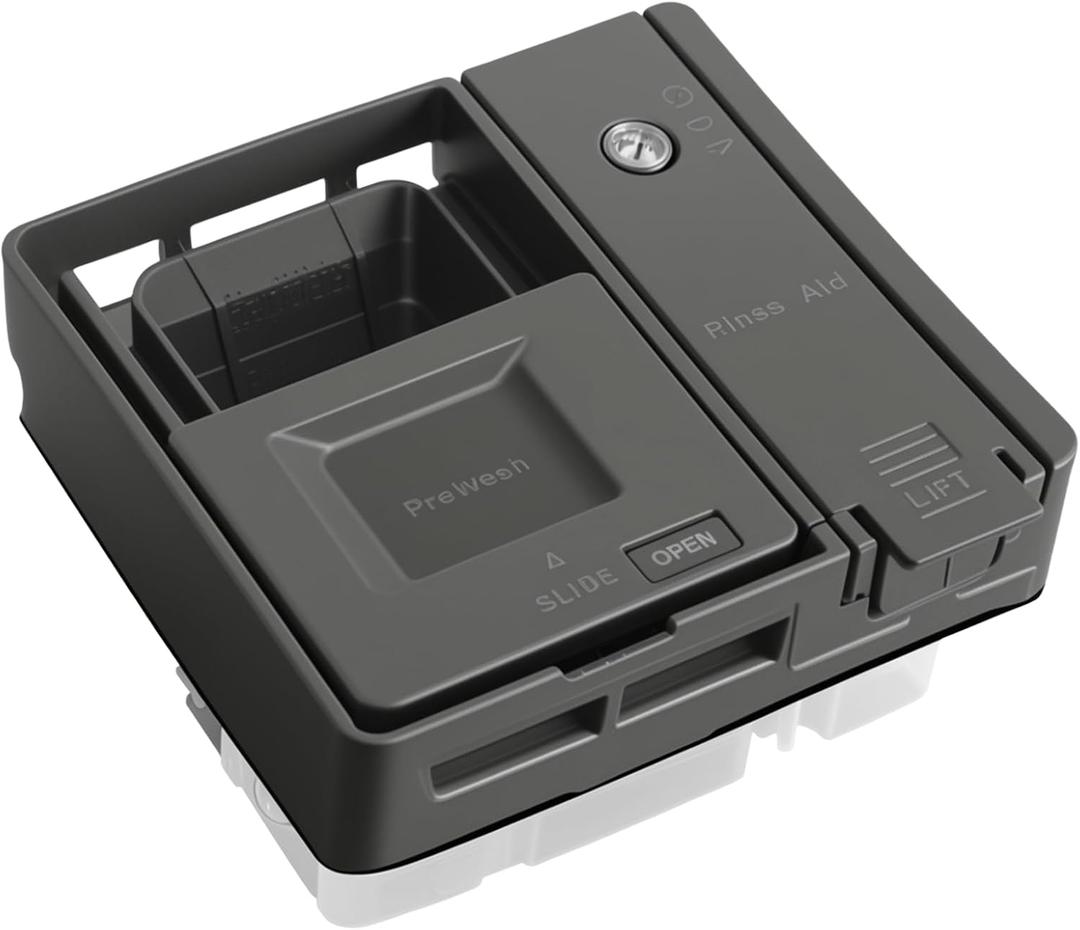 W10861000 W10620296 W10620298 Dishwasher Detergent Dispenser Compatible with Kitchenaid Whirlpool Maytag Amana Dishwasher Soap Dispenser KDFE104HPS1 MDB8989SHZ0 Parts 2-Year QA