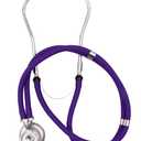 Primacare DS-9295-PU 30" Sprague Rappaport Style Stethoscope for Doctors, Nurses and Medical Students, First Aid Professional Dual Head Cardiology Kit for Men, Women and Pediatric, Purple
