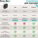 3MP 2K Window Camera, Indoor Camera for Home Security with Full-Color Night Vision, AI Human/Pet/Vehicle Detection, 24/7 Recording, 2-Way Audio, 5GHz & 2.4GHz WiFi Cloud/SD Storage, Easy Install (1 Pack)