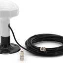 Marine GPS Antenna Aerial Replacement for Garmin GPSMAP GDU GNC NavTalk Pilot StreetPilot AIS Boat Ship Navigation Receiver Fishfinder Sounder+26ft Cable TNC Connector+BNC Adapter+Mount Base