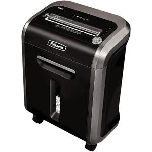 Fellowes Powershred 79Ci 16-Sheet 100% Jam-Proof Heavy Duty Crosscut Paper Shredder Machine for Office and Home, Black/Dark Silver 3227919
