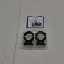 UTG ACCU-SYNC QR 34mm High Profile Scope Rings, Picatinny Black