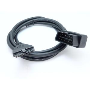 OBD2 Cable for PT30 ELD Logbook,ECM/DOT-Square Black Heavy Duty OBDII Cable
