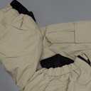 Mens Baggy Cargo Ski Pants Super Baggy Snowboard Snow Pant Women Insulated Loose Pant Sports Waterproof, XS