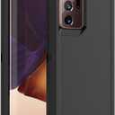 Case for Galaxy Note 20 Ultra, Heavy-Duty Tough Rugged Shockproof Drop Protective Cover Cases for Samsung Galaxy Note 20 Ultra, Black
