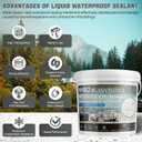 Waterproof Sealant 175oz Clear, NYBQ Transparent Waterproof Agent