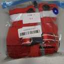 FUAMEY Dog Coat for Small Dogs,Waterproof Dog Winter Jacket with Harness Built in Puppy Cold Weather Coats Reflective Pet Vest with Zipper Warm Fleece Dogs Snowsuit Windproof Red, Size S