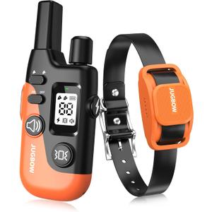 Jugbow Dog Shock Collar with Remote - 4200FT Dog Training Collar with LED Light, Electric Collar for Small Medium Large Dogs, IPX8 Waterproof Ecollar Collar with Beep/Safe Static/Vibration (Orange)