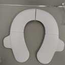 Frida Baby Fold-and-Go Portable Potty Seat for Toilet, Foldable Travel Potty Seat for Toddler, Fits Round & Oval Toilets, Non-Slip Base, Handles, Includes Free Travel Bag (Small)