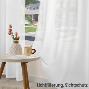 Curtains 2 Panels White 140" x 53"