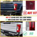 Boine F250 F350 Tail Light Compatible With 2017 2018 2019 Ford F-250 F-350 Super Duty Right Passenger Side Rear Light Brake Lamps HC3Z13405D HC3Z13404D